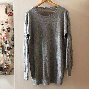 Grey Everlane Crew Neck Sweater